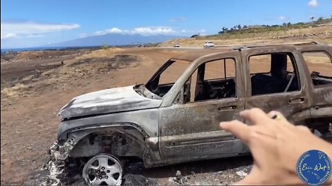 More Evidence of an Isolated DEW HIT 2 Miles From The Lahaina, Melting Rubber, Aluminum & Steel