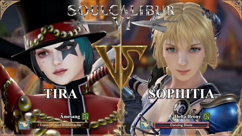 Tira (Âmesang) VS Sophitia (Delta Brony) (SoulCalibur™ VI: Online)