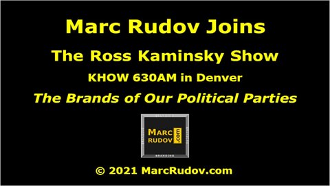 Rudov Explains Political Brands on Ross Kaminsky Show