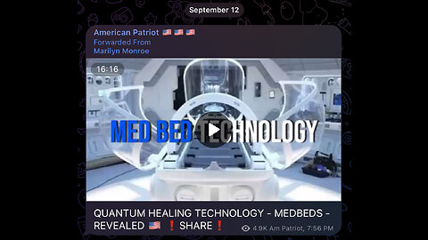 QUANTUM HEALING TECHNOLOGY - MEDBEDS - REVEALED 🇺🇸 ❗SHARE❗