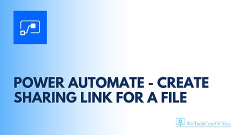 Power Automate - Create Sharing Link for a file - Set Link Expiration to be in 7 days