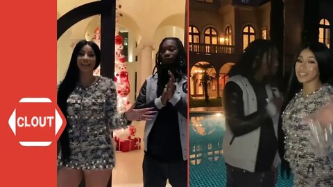 Cardi B & Offset Show Off Their Newly Purchased Dream Mansion For Christmas!