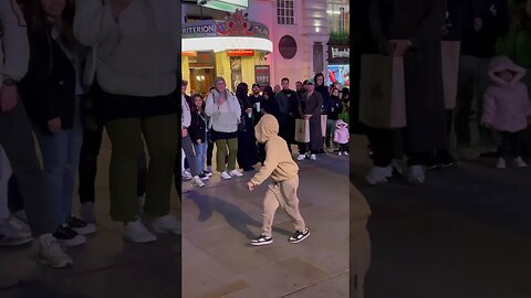 YOUNG LAD DOING FANCY FOOTWORK