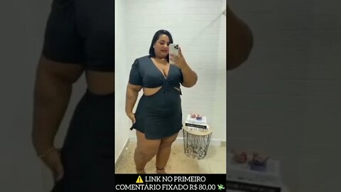 🛑 VESTIDO MACAQUINHO FEMININO PLUS SIZE