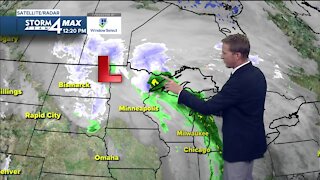 Rain showers roll through Thursday