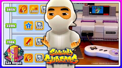 Subway Surfers Las Vegas 2021 | Super Nintendo completando 30 anos | Recorde com Ninja Yang