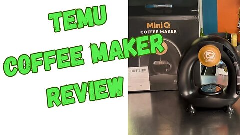 Honest TEMU Coffee Maker Review