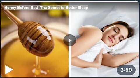 Honey Before Bed- The Secret to Better Sleep