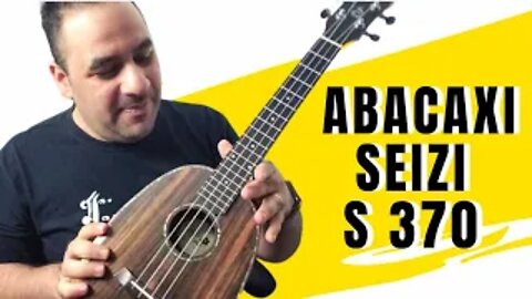 Ukulele Seizi Bora Bora plus Pineapple Tenor elétrico