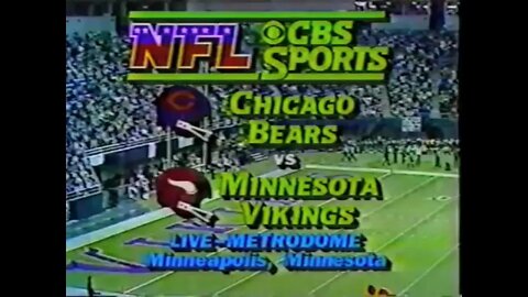 1983-12-11 Chicago Bears vs Minnesota Vikings