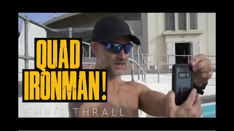 Chris Thrall Attempts a Quadruple Ironman With EIGHT Weeks Training