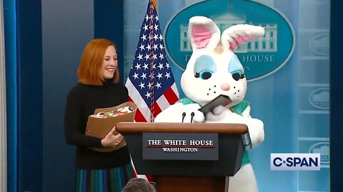 Easter Bunny Hijacks White House Jen Psaki Press Conference