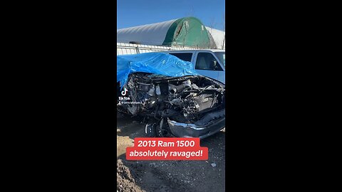 2013 Dodge Ram absolutely ravaged #dodgeram