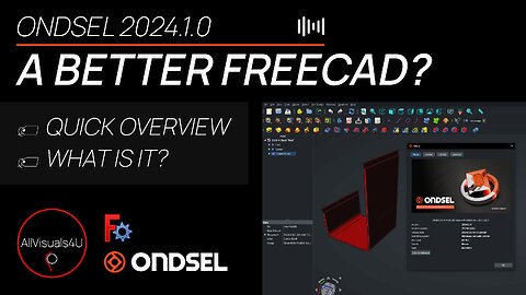 🚨 Better Than FreeCAD? - A First Impression Of Ondsel - Ondsel FreeCAD Download | #Shorts