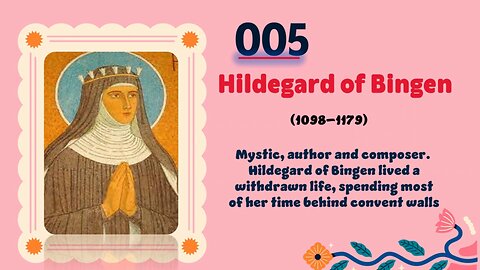 Hildegard of Bingen (1098–1179) | TOP 150 Women That CHANGED THE WORLD | Short Biography