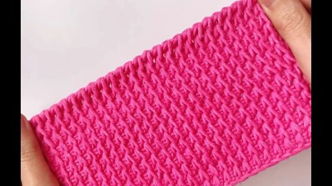 🧶Super Easy Tunisian Crochet Baby Blanket For Beginners