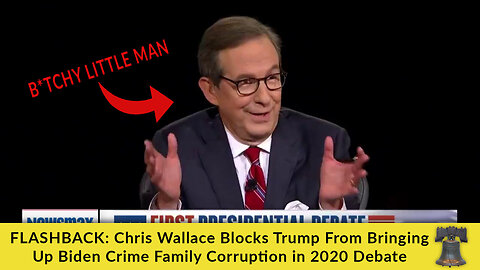 FLASHBACK: Chris Wallace Blocks Trump From Bringing Up Biden Crime Family Corruption in 2020 Debate