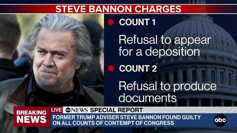 ABC News Special Report: Steve Bannon found guilty of contempt of Congress