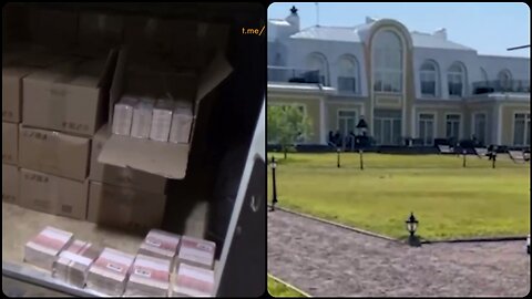 Footage : Raid on Prigozhin’s home by the Russian Police on June 24th (cash, harddisks etc seized)