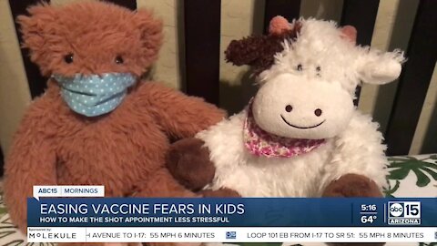 Easing vaccine fears in kids ahead of appointments