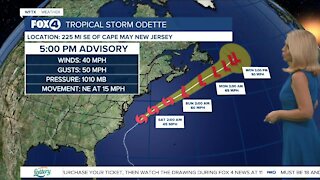 Tracking Tropical Storm Odette