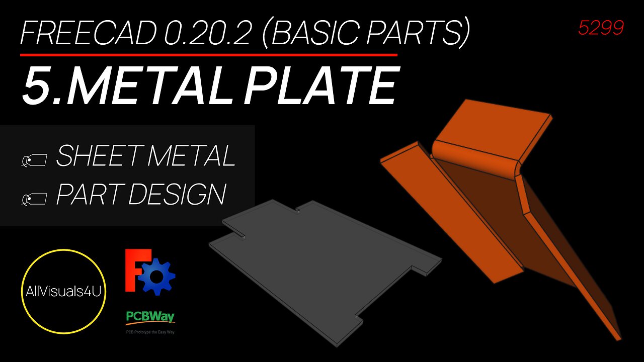 🚧 FreeCAD Sheet Metal For Beginners - Sheet Metal CAD - Free Sheet ...