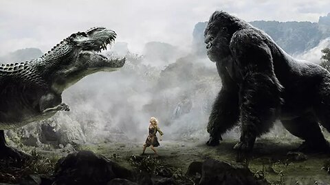 King Kong: Kong vs T-Rex HD CLIP