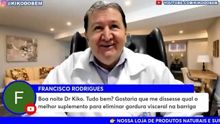 GORDURA VISCERAL BARRIGA e outras partes do corpo Eliminando com suplementos especiais 15-99644-8181