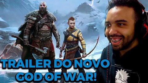 REAGINDO AO TRAILER DO NOVO GOD OF WAR RAGNAROK!!!