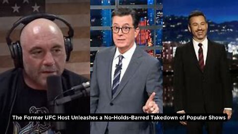 Joe Rogan Unleashes Blistering Critique on Late-Night Talk Shows