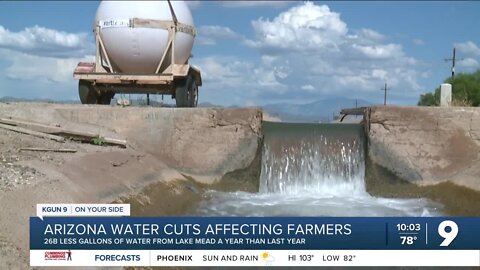 Arizona faces another round of water cuts while farmers are still feeling the effects from previous reductions