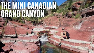 Alberta's Red Rock Canyon Is The Most Colourful Hike You've Ever Seen