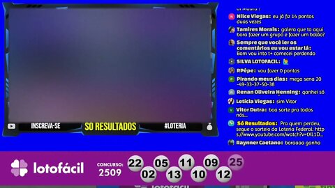 [RESULTADO] SORTEIO DA LOTOFÁCIL | 30/04/2022 | CONCURSO 2509 | #LOTERIA