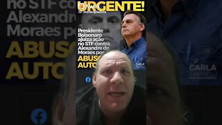 Notícia Urgente : Presidente Bolsonaro processa Alexandre de Moraes contra Abuso de autoridade