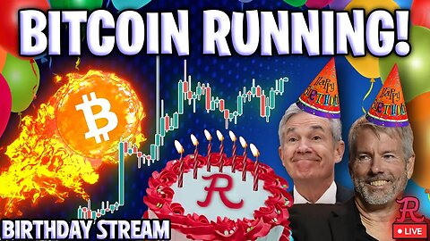 BTC LIVE - BIRTHDAY STREAM, BITCOIN POSED FOR MOON?