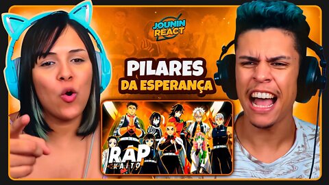 Pilares da Esperança | Hashiras (Demon Slayer) | Kaito | [React Rap Nerd] 🔥