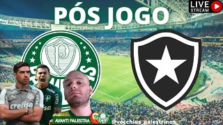 PÓS JOGO PALMEIRAS 4x0 BOTAFOGO AO VIVO | LIDER DO BRASILEIRÃO #PALxBOT