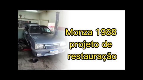 Projeto de restauração de um Monza 1988 - De nosso correspondente Michel Michelini