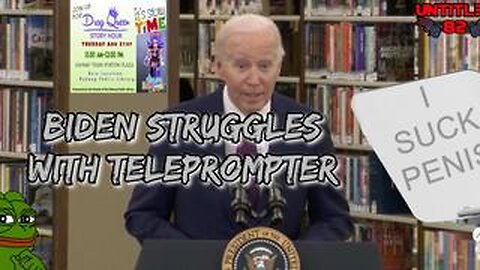 Biden Struggles Reading Teleprompter 🤣