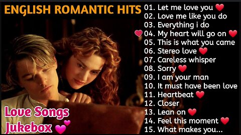 💕 ROMANTIC ENGLISH SONGS JUKEBOX || EVERGREEN SONGS🎵