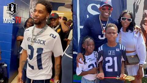 Key Glock Attends Jackson State Game With Young Dolph's Family For Tunnel Dedication! 🙏🏾