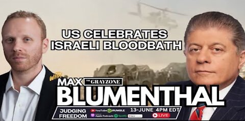 Max Blumenthal: US Celebrates Israeli Bloodbath