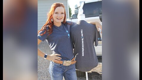 Nevada teen sells charitable clothing for Suicide Prevention Month