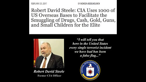 Robert David Steele RIP (2017 contract excerpts)