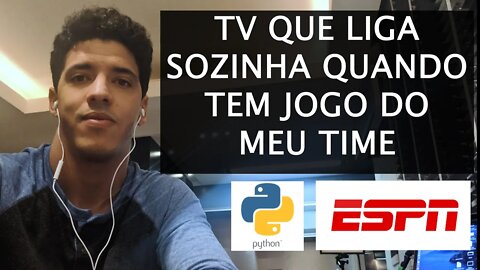 Casa inteligente. Integrando TV com calendário de futebol com python