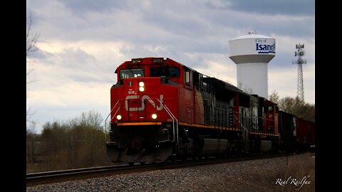 Same Power (Both CN and BNSF) and Union Pacific - Hinckley Subdivision