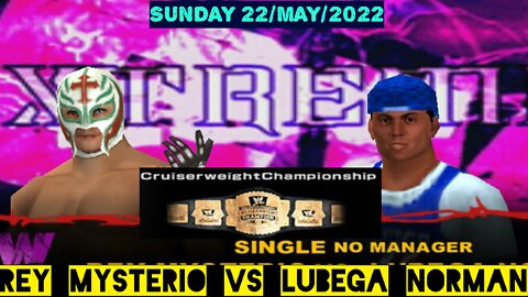 FULL MATCH: Cruiserweight Title - Rey Mysterio Vs Lubega Norman