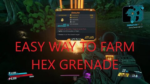 EASIEST WAY TO GET HEX GRENADE FROM RARE SPAWN HUNT!(BORDERLANDS 3)