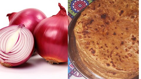 stuffed onion 🌰 paratha recipe