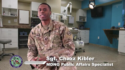 Sgt. Chazz Kibler Receives COVID-19 Vaccine